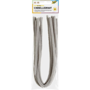 ΣΥΡΜΑ ΠΙΠΑΣ 8ΜΜ-50CM LIGHT GREY 10ΤΕΜ FOLIA