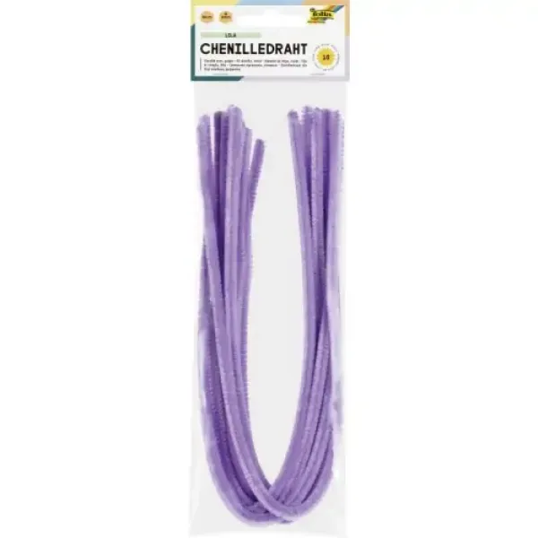 ΣΥΡΜΑ ΠΙΠΑΣ 8mm-50cm PALE LILAC 10ΤΕΜ FOLIA