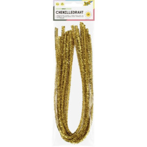 ΣΥΡΜΑ ΠΙΠΑΣ 8ΜΜ-50CM ΧΡΥΣΟ10ΤΕΜ FOLIA