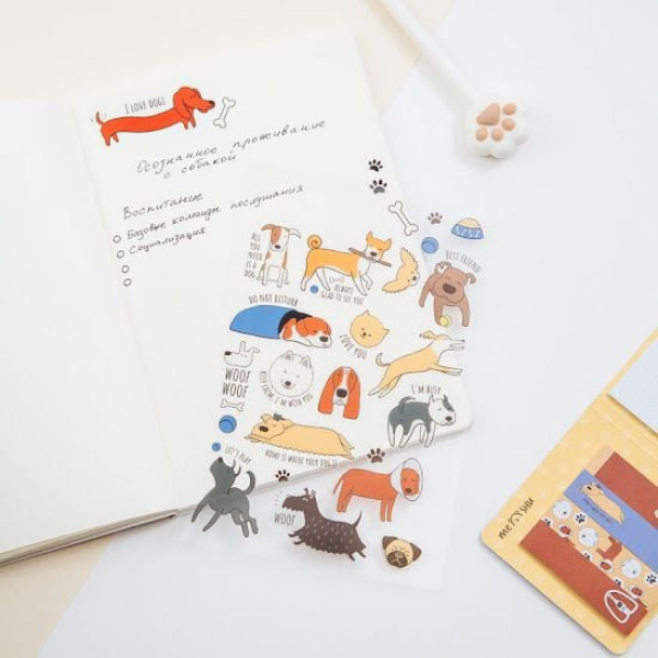 ΑΥΤΟΚΟΛΛΗΤΑ MESHU "BEST FRIEND" 10x21cm 26 stickers