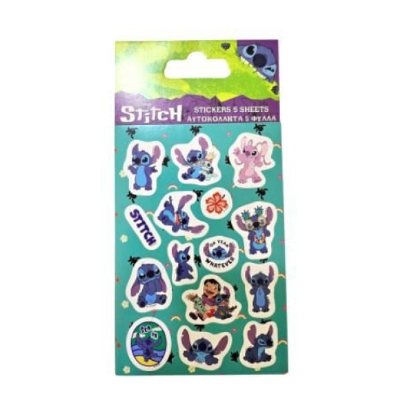 ΑΥΤΟΚΟΛΛΗΤA 8X12 5ΦΥΛΛΑ LILO & STITCH