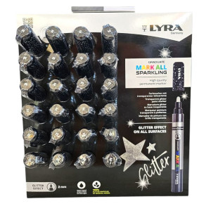 ΜΑΡΚΑΔΟΡΟΣ SPARKING 2MM  GLITTER EFFECT  MARK ALL