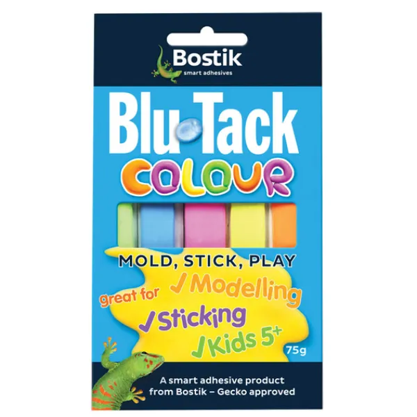 ΚΟΛΛΗΤΙΚΟ PATAFIX BLU TACK COLOUR BOSTIK 75g ΠΟΛΥΧΡΩΜΟ