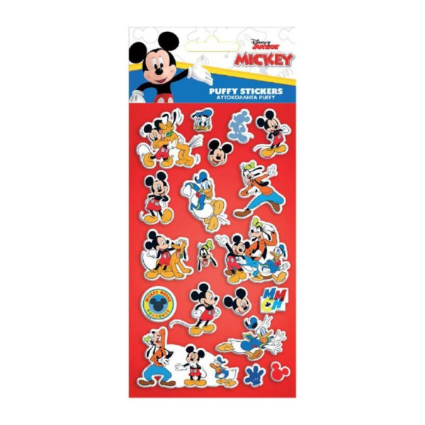 ΑΥΤΟΚΟΛΛΗΤΑ PUFFY "MICKEY" 10x22cm
