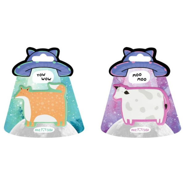 MESHU STICKY NOTES "X-ANIMALS" 40 ΦΥΛΛΑ
