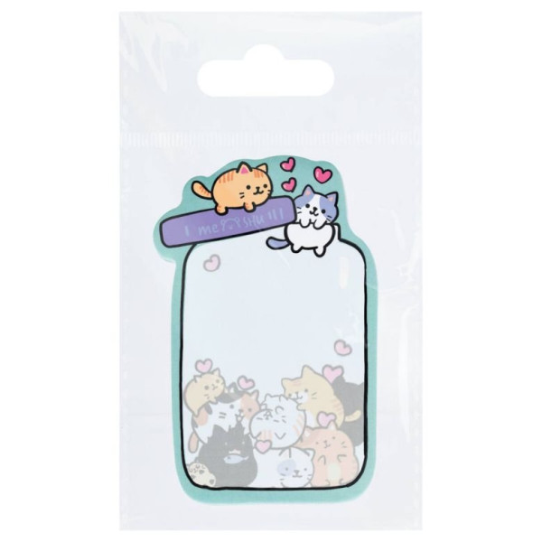 MESHU STICKY NOTES "CAT'S POT" 40 ΦΥΛΛΑ