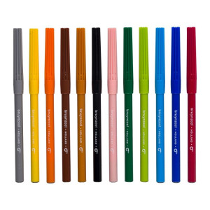 ΣΕΤ ΜΑΡΚΑΔΟΡΟΙ BRUYNZEEL FELT TIP KIDS 12ΤΕΜ