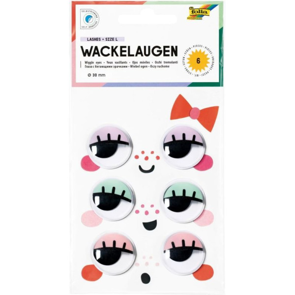 ΜΑΤΑΚΙΑ ΜΕ ΒΛΕΒΑΡΙΔΕΣ 30mm ΜΩΒ, ΠΡΑΣΙΝΟ, ΡΟΖ 6ΤΕΜ