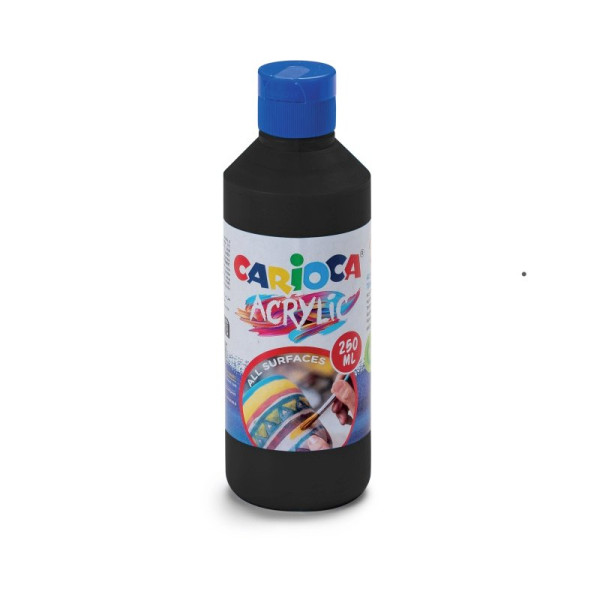 ΑΚΡΥΛΙΚΑ CARIOCA 250ML BLACK