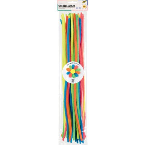 ΣΥΡΜΑ ΠΙΠΑΣ 8mm-50cm NEON ΔΙΑΦΟΡΑ ΧΡΩΜΑΤΑ 10ΤΕΜ FOLIA