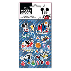 ΑΥΤΟΚΟΛΛΗΤA MICKEY MOUSE 8X12ΕΚ 5 ΦΥΛΛΑ