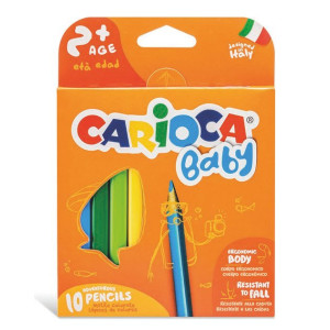 ΞΥΛΟΜΠΟΓΙΕΣ BABY 10ΧΡΩΜ CARIOCA 42819