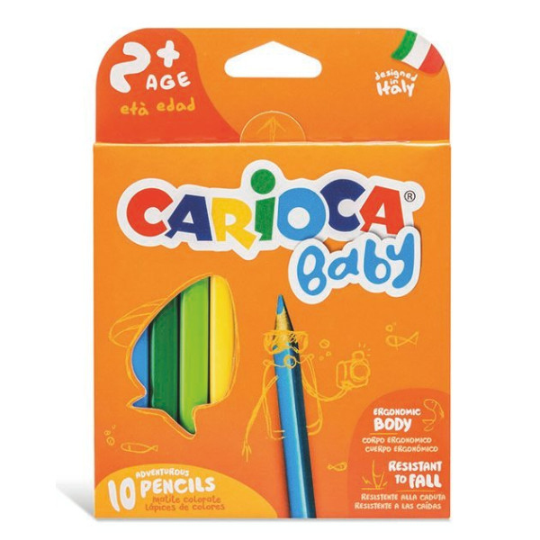 ΞΥΛΟΜΠΟΓΙΕΣ BABY 10ΧΡΩΜ CARIOCA 42819