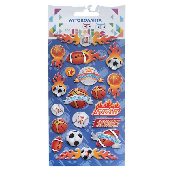ΑΥΤΟΚΟΛΛΗΤΑ SPORTS 10x22cm THE LITTLIES