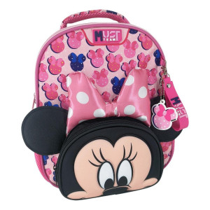ΤΣΑΝΤΑ ΠΛΑΤΗΣ ΝΗΠΙΟΥ "DISNEY MINNIE MOUSE" 2 ΘΗΚΕΣ MUST TEAM
