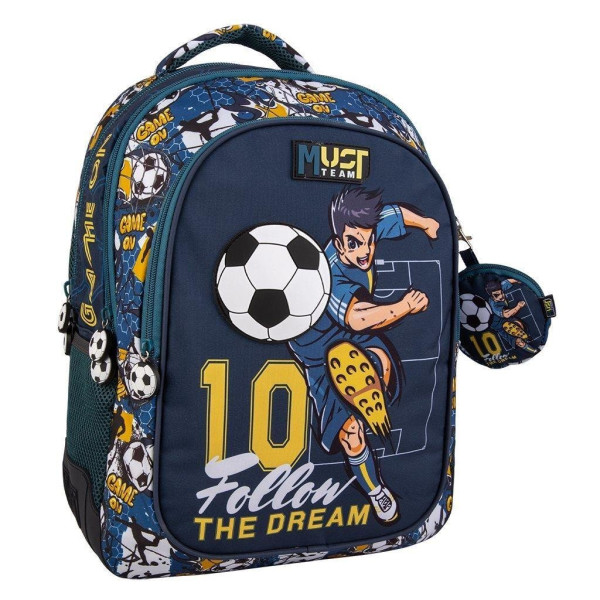 ΤΣΑΝΤΑ ΠΛΑΤΗΣ ΔΗΜΟΤΙΚΟΥ "FOLLOW THE DREAM" 3 ΘΗΚΕΣ MUST TEAM