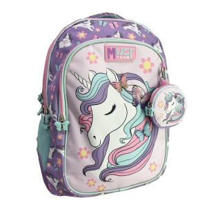 ΤΣΑΝΤΑ ΠΛΑΤΗΣ ΔΗΜΟΤΙΚΟΥ "LOVELY UNICORN" 3 ΘΗΚΕΣ MUST TEAM ΤΣΑΝΤΑ ΠΛΑΤΗΣ ΔΗΜΟΤΙΚΟΥ "LOVELY UNICORN" 3 ΘΗΚΕΣ MUST TEAM