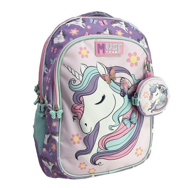 ΤΣΑΝΤΑ ΠΛΑΤΗΣ ΔΗΜΟΤΙΚΟΥ "LOVELY UNICORN" 3 ΘΗΚΕΣ MUST TEAM
