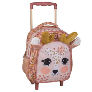 ΤΣΑΝΤΑ ΤΡΟΛΕΪ ΝΗΠΙΟΥ "CUTE DEER" 2 ΘΗΚΕΣ MUST TEAM