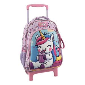 ΤΣΑΝΤΑ ΤΡΟΛΕΪ ΝΗΠΙΟΥ "CUTE UNICORN" 2 ΘΗΚΕΣ MUST TEAM ΤΣΑΝΤΑ ΤΡΟΛΕΪ ΝΗΠΙΟΥ "CUTE UNICORN" 2 ΘΗΚΕΣ MUST TEAM