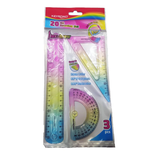 ΣΕΤ XAΡΑΚΕΣ FLEXI 3ΤΕΜ 20CM KEYROAD