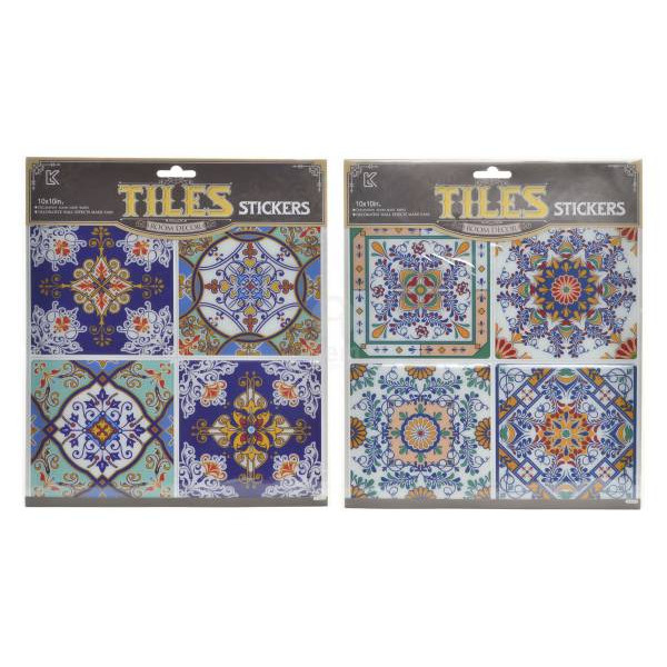 ΑΥΤΟΚΟΛΛΗΤΑ STICKER PVC 25X25 TILE 2ΣΧΕΔΙΑ
