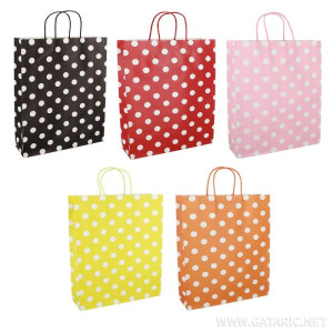 ΤΣΑΝΤΑ ΔΩΡΟΥ CRAFT DOTS 26x32x12cm 5 ΧΡΩΜΑΤΑ