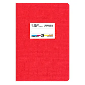 ΤΕΤΡΑΔΙΟ "EX-COLOR" ΡΙΓΕ ΚΟΚΚΙΝΟ 17x25 50 ΦΥΛΛΑ ΤΕΤΡΑΔΙΟ "EX-COLOR" ΡΙΓΕ ΚΟΚΚΙΝΟ 17x25 50 ΦΥΛΛΑ