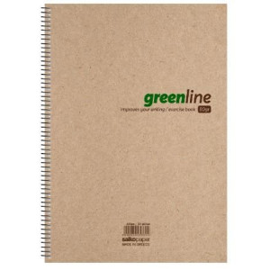 ΤΕΤΡΑΔΙΟ ΣΠΙΡΑΛ "GREENLINE" 21x29/120ΣΕΛ-2 ΘΕΜΑΤΑ