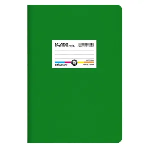 ΤΕΤΡΑΔΙΟ "EX-COLOR" ΡΙΓΕ ΠΡΑΣΙΝΟ 17x25 30 ΦΥΛΛΑ ΤΕΤΡΑΔΙΟ "EX-COLOR" ΡΙΓΕ ΠΡΑΣΙΝΟ 17x25 30 ΦΥΛΛΑ