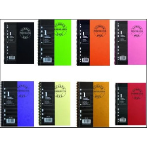 ΤΕΤΡΑΔΙΟ ΣΠΙΡΑΛ NUMBER ONE PERFORATED 422 17x25/160ΣΕΛ 2 ΘΕΜΑΤΑ