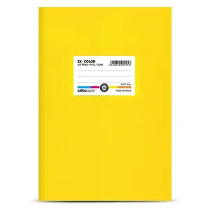 ΤΕΤΡΑΔΙΟ "EX‑COLOR" ΕΥΡΕΤΗΡΙΟ ΚΙΤΡΙΝΟ 17×25 50 ΦΥΛΛΑ