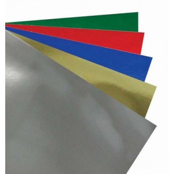 ΧΑΡΤΟΝΙ ΜΕΤΑΛΛΙΚΟ ΔΙΠΛΗΣ ΟΨΗΣ 50x70cm ΑΣΗΜΙ