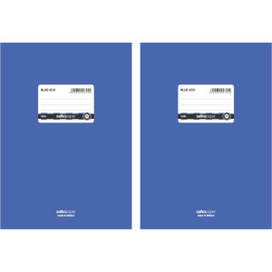 ΤΕΤΡΑΔΙΟ "BLUE-ECO" ΡΙΓΕ 17x25 50 ΦΥΛΛΑ