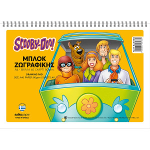ΜΠΛΟΚ ΖΩΓΡΑΦΙΚΗΣ SCOOBY DOO A4 40Φ