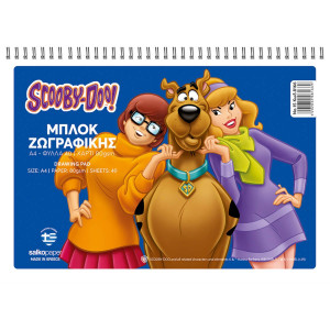 ΜΠΛΟΚ ΖΩΓΡΑΦΙΚΗΣ SCOOBY DOO A4 40Φ