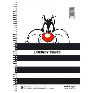 ΤΕΤΡΑΔΙΟ ΣΠΙΡΑΛ "LOONEY TUNES" 21x29/60ΣΕΛ-1 ΘΕΜΑ
