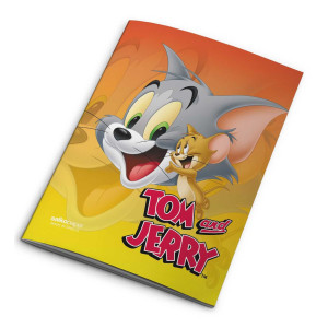 ΤΕΤΡΑΔΙΟ ΚΑΡΦΙΤΣΑ "TOM & JERRY" ΡΙΓΕ 17x25 40 ΦΥΛΛΑ