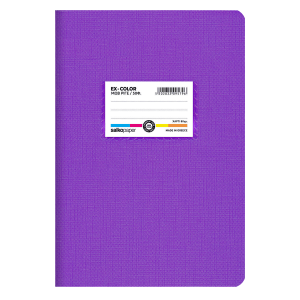 ΤΕΤΡΑΔΙΟ "EX‑COLOR" ΕΥΡΕΤΗΡΙΟ ΜΩΒ 17×25 50 ΦΥΛΛΑ ΤΕΤΡΑΔΙΟ "EX‑COLOR" ΕΥΡΕΤΗΡΙΟ ΜΩΒ 17×25 50 ΦΥΛΛΑ