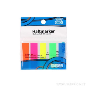 ΣΕΛΙΔΟΔΕΙΚΤΗΣ ΑΥΤΟΚΟΛΛΗΤΟΣ 12x45mm 5 ΧΡΩΜΑΤΑ x 25 ΦΥΛΛΑ