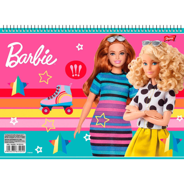 ΜΠΛΟΚ ΖΩΓΡΑΦΙΚΗΣ BARBIE A4 40Φ