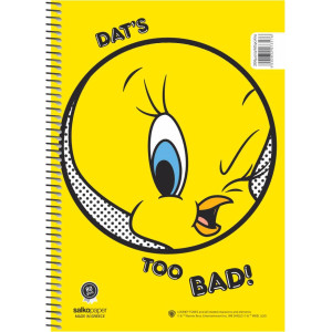 ΤΕΤΡΑΔΙΟ ΣΠΙΡΑΛ "TWEETY" 21x29/180ΣΕΛ-3 ΘΕΜΑΤΑ