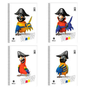 ΤΕΤΡΑΔΙΟ ΣΠΙΡΑΛ "CAPTAIN PARROT" 21x29/60ΣΕΛ-1 ΘΕΜΑ ΤΕΤΡΑΔΙΟ ΣΠΙΡΑΛ "CAPTAIN PARROT" 21x29/60ΣΕΛ-1 ΘΕΜΑ