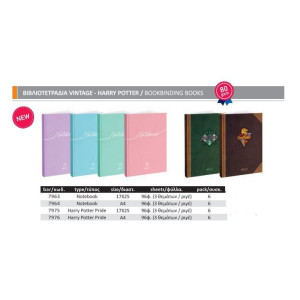 ΒΙΒΛΙΟΤΕΤΡΑΔΙΟ HARRY POTTER PRIDE ΡΙΓΕ 17Χ25 3Θ 96ΣΕΛ