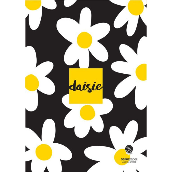 ΤΕΤΡΑΔΙΟ "DAISIE" ΡΙΓΕ 17x25 40 ΦΥΛΛΑ