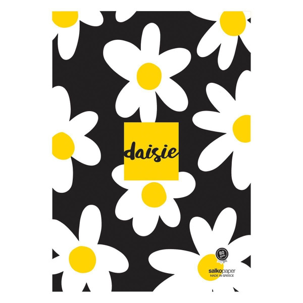 ΤΕΤΡΑΔΙΟ "DAISIE" ΡΙΓΕ 17x25 40 ΦΥΛΛΑ