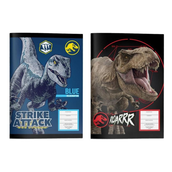 ΤΕΤΡΑΔΙΟ "JURASSIC" 17x25 40 ΦΥΛΛΑ 2 ΣΧΕΔΙΑ