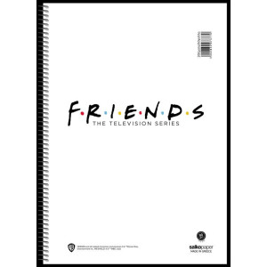 ΤΕΤΡΑΔΙΟ ΣΠΙΡΑΛ "FRIENDS V.1" 17x25/240ΣΕΛ-4 ΘΕΜΑΤΑ