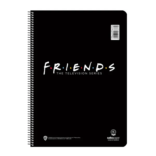 ΤΕΤΡΑΔΙΟ ΣΠΙΡΑΛ "FRIENDS V.1" 21x29/60ΣΕΛ-1 ΘΕΜΑ
