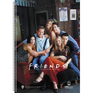 ΤΕΤΡΑΔΙΟ ΣΠΙΡΑΛ "FRIENDS V.2" 17x25/240ΣΕΛ-4 ΘΕΜΑΤΑ
